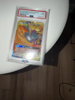 2019 POKEMON HIDDEN FATES 44/68 MOLTRES ZAPDOS ARTICUNO GX TAG TEAM PSA 9 - Image 3