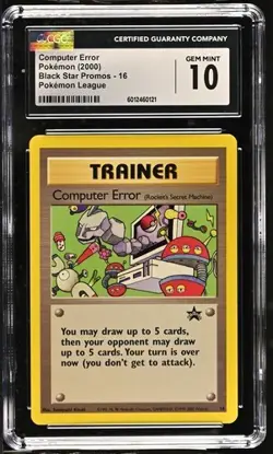 GEM MINT Pokemon: Computer Error 16 2000 Black Star Promos Pokemon League - D85 - Image 1