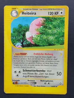 Pokemon Konvolut 6 Karten │Aquapolis 2002│NM - PO│ Rare │ DE │ Ampharos 1/147 - Image 4