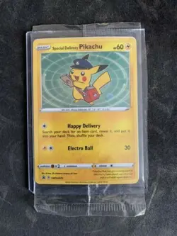 'Special Delivery Pikachu' Pokemon Center Promo SWSH074 | Sealed/Mint Condition - Image 1