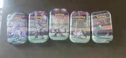 Pokemon TCG Galar Power Mini Tin Factory Sealed. Total Of 5 Tins. - Image 3