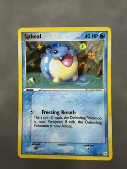 Pokemon TCG Spheal Hidden Legends 2004 74/101 40 HP Reverse Holo Common - Image 1