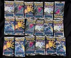 Silver Tempest x18 Packs - Pokemon SWSH Sealed Booster Pack Lot - Image 1