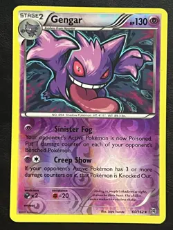 Pokemon Gengar Reverse Holo - Breakthrough - 60/162 LP - Image 1