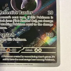 Pokemon TCG Mewtwo 52 Black Star Promo Scarlet & Violet 151 MP - Image 4