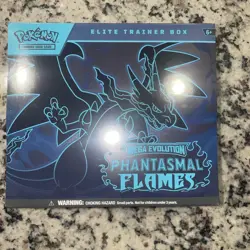2025 Pokemon Phantasmal Flames Sealed ETB Elite Trainer Box - Image 1