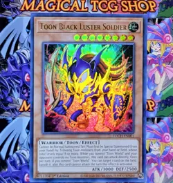 Yugioh Toon Black Luster Soldier Toon Chaos 1st Edition Ultra Rare TOCH-EN001 NM - Image 1
