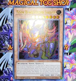 Yugioh Toon Black Luster Soldier Toon Chaos 1st Edition Ultra Rare TOCH-EN001 NM - Image 3
