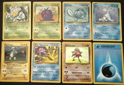 Pokemon TCG VINTAGE Base Set, Jungle, Fossil card BUNDLE, including HOLO - Image 1