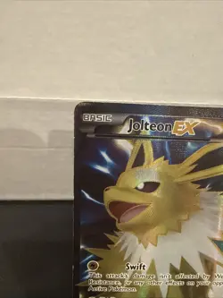2017 Pokemon TCG XY Generations Jolteon EX Full Art 28a/83 Ultra Rare Holo Card - Image 2