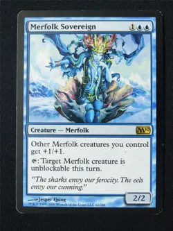 Merfolk Sovereign - M10 - Mtg Card #4UQ - Image 1