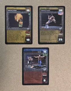 WWE Raw Deal CCG: Ultra Rare 3 Card Set - Image 1