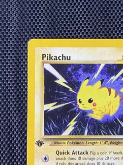 Pikachu 70/111 1st Edition Neo Genesis Common Pokemon Card LP+ - Image 2