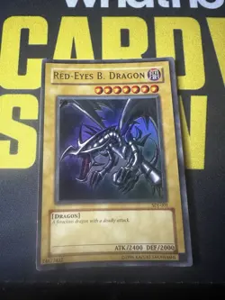 Yu-Gi-Oh! TCG Red-Eyes Black Dragon Holo Rare Card SDJ-001 - Image 1