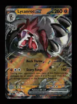 Lycanroc ex 117/193 Holo SV02: Paldea Evolved Pokemon Card - Image 1