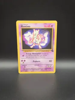 Mewtwo Movie Promo 3 WOTC Black Star Promo Pokemon Card LP - Image 1