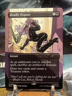 MTG | Deadly Dispute (1985) [Secret Lair Spiderman] NF - Image 1