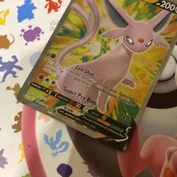 Espeon V Evolving Skies 179/203 Holo Ultra Rare Sword & Shield Pokemon TCG - Image 2