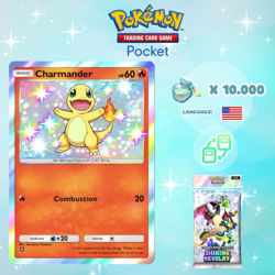 Pokemon TCG Pocket - Shiny Charmander Card (English) - Image 1