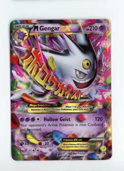 M Gengar EX - Pokemon 2016 XY Promo #XY166 EX-MT+ - Image 1
