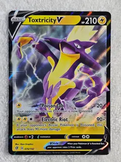 Toxtricity V 070/192 - SWSH: Rebel Clash Ultra Rare - Pokemon TCG - NM - Image 1
