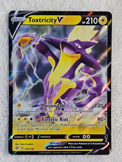 Toxtricity V 070/192 - SWSH: Rebel Clash Ultra Rare - Pokemon TCG - NM - Image 2