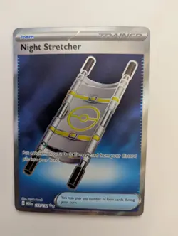 Night Stretcher 173/132 Mega Evolution Full Art Trainer Item Pokemon Card - Image 1