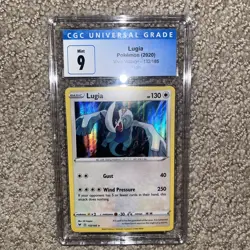 Lugia HOLO Pokemon TCG 2020 Vivid Voltage 132/185 CGC 9 - Image 1