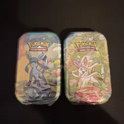 Pokemon TCG Scarlet & Violet Prismatic Evolutions Mini Tin SEALED X2✅ - Image 1