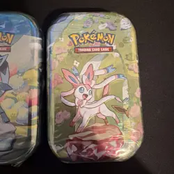 Pokemon TCG Scarlet & Violet Prismatic Evolutions Mini Tin SEALED X2✅ - Image 3