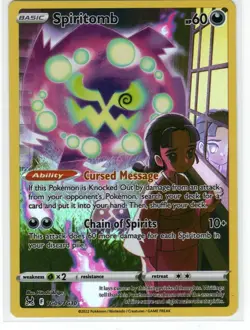 Spiritomb TG09/TG30 Trainer Gallery Holo Rare Pokemon 2022 Lost Origin NM - Image 1
