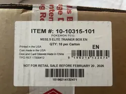 Pokemon TCG Ascended Heroes ELITE TRAINER BOX CASE Factory Sealed (See Pics) - Image 1
