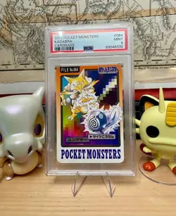 1997 Pokemon Japanese Kadabra Bandai Carddass #68 PSA 9 🔮 - Image 1