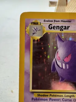 Pokemon Gengar Fossil Holo Rare 80 HP Stage 2 5/62 1999 English - Image 2