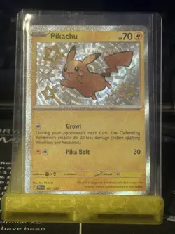 Pokemon Pikachu Baby Shiny 131/091 SV Paldean Fates PAF NM Condition - Image 4