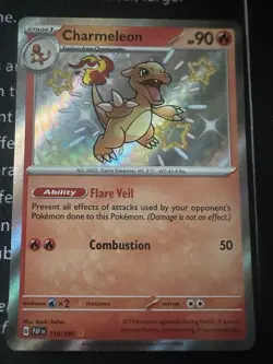Pokemon Radiant Charmeleon 110/91 Shiny Ultra Rare Near Mint Condition - Image 1