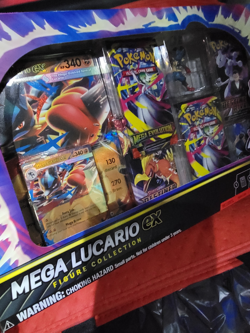 Pokemon TCG Mega Lucario ex Premium Figure Collection Box Factory Sealed - Image 1