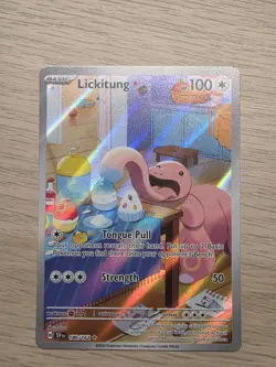 Lickitung 180/162 Temporal Forces Illustration Rare - Pokemon English TCG - NM - Image 1