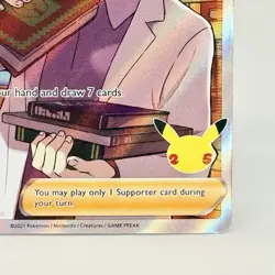 Pokemon Professor's Research Full Art 024/025 Celebrations Holo NM - Image 4