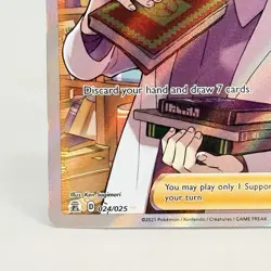 Pokemon Professor's Research Full Art 024/025 Celebrations Holo NM - Image 5