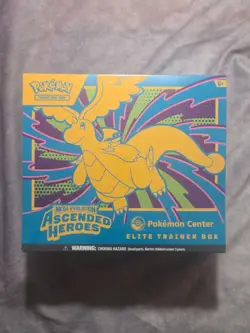 SEALED Pokemon Center PC Exclusive Ascended Heroes ETB Elite Trainer Box - Image 1