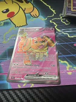 Dachsbun EX 160/142 SV07 Stellar Crown Holo Ultra Rare Pokemon TCG - Image 2