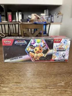 Sam’s Club Pokemon Prismatic Evolutions Surprise Box & Booster Bundle New Sealed - Image 1