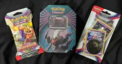 Pokemon Cards TCG Lot Of 3 Sealed - Booster Packs Darkrai Knockout Tin - NIP - Image 1