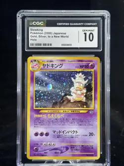 Slowking Holo #199 Japanese Neo Genesis 2000 Pokemon CGC 10 - Image 1