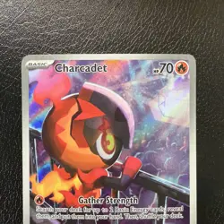 Charcadet (Pokemon Center Exclusive) 022 Me: Mega Evolution Promo Holo NM - Image 2