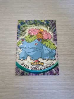 Venusaur #03 Regular 1999 Pokemon - Topps Series 1 - TV Animation Edition - Image 1