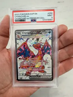 2023 Pokemon Charizard EX OBF #215/197 & SVP #056- “SEQUENTIAL” Mint 9 PSA - Image 4
