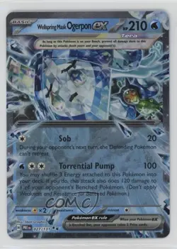 Wellspring Mask Ogerpon ex Pokemon Prismatic Evolutions PRE #027 - Image 1