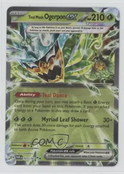 Teal Mask Ogerpon ex Pokemon Scarlet & Violet: Twilight Masquerade TWM #025 - Image 1